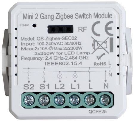 Engo sterownik do oświetlenia, podwójny, 230V EL2