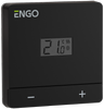 Engo przewodowy regulator temperatury, czarny zasilanie sieciowe 230V EASY230B
