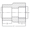 Detal-met mufa PP GW 40x1" MGW40X1