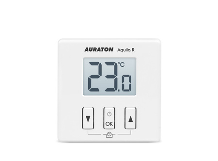Auraton dobowy, bezprzewodowy regulator temperatury Aquila R, biały AUR00AQL0R000