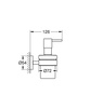 Grohe dozownik do mydła z uchwytem Essentials czarny mat 1022572430