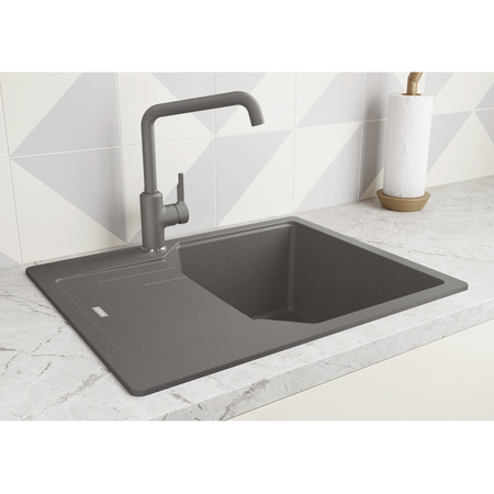 Franke bateria kuchenna ze stałą wylewką Urban, kamienny szary 115.0595.069