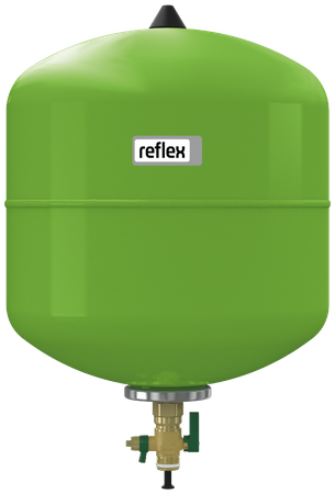 Reflex naczynie wzbiorcze Refix DD 25 (c.w.u.) 10 bar 70°C zielone 7308400