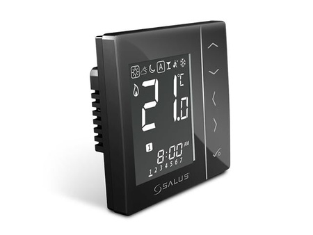 Salus elektroniczny regulator temperatury czarny VS30B