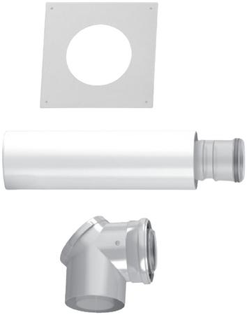 Bosch pakiet kocioł kondensacyjny GC7000iW 20/28C + regulator pogodowy CW400 + zestaw przewodu powietrzno-spalinowego AZB 616/1 8734100635