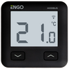Engo regulator temperatury, MODBUS, 230V, internetowy, podtynkowy, Wi-Fi, czarny E10-MBUSB