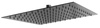 Ferro SLIM głowica talerzowa deszczowni kwadratowa 30cm, czarny DSN08BL