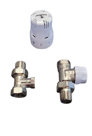 Diamond zestaw termostatyczny, F-P, prosty ART.411.ZEST.TERM.PR