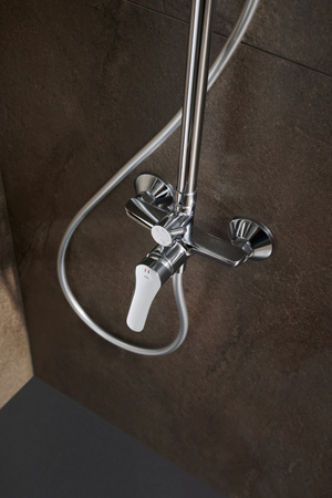 KFA zestaw prysznicowy z deszczownią i baterią natryskową MORRIS chrom 5246-910-00