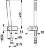 KFA natrysk punktowy Moza Premium, chrom 841-225-00