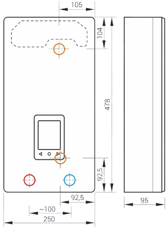 Kospel elektryczny przepływowy podgrzewacz wody PPE4.M Medium-17/18/21/24 PPE4.M-17/18/21/24.PL