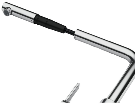 Franke bateria kuchenna z wyciąganą wylewką Maris Slim L pull-out, chrom 115.0728.393