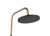 Invena zestaw prysznicowy z deszczownicą Moonlight czarny/rose gold AU-77-014-V