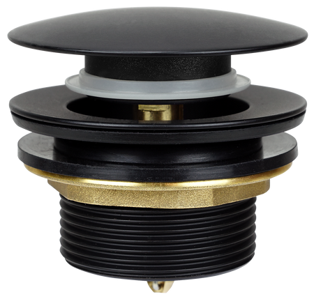 Instadrain korek klik-klak do brodzika/wanny, czarny mat 2456