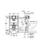 Grohe stelaż podtynkowy do WC Rapid SL 82cm 38526000