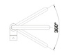 Blanco bateria MILI, czarny mat 526665
