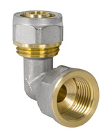 Diamond kolano KOL-DZ, PEX-AL-PEX, mosiądz 1/2"x20 FTN-005.1/2X20.KOL-D