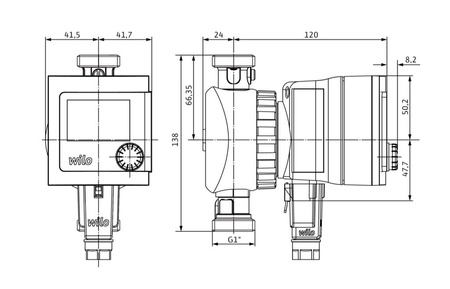 Wilo pompa cyrkulacyjna Star-Z STAR-Z NOVA T 4222650