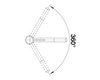 Blanco bateria kuchenna KANO czarny mat 526667