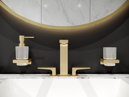 Hansgrohe kubek na szczoteczki do zębów, złoty optyczny polerowany 41749990