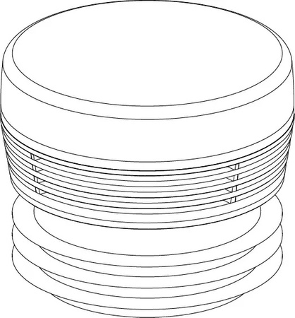 Uponor zawór napowietrzający HYPAIR 70-110 1134571
