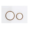 Geberit przycisk uruchamiający Sigma 21, przedni, szkło białe, pierścienie: czerwone złoto 115.650.SI.1
