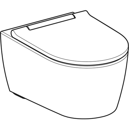 Geberit zestaw wisząca miska WC Geberit ONE, TurboFlush z deską sedesową 500.201.01.1