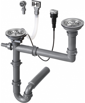 Franke zestaw odpływowy 3 1/2", stal 112.0051.719