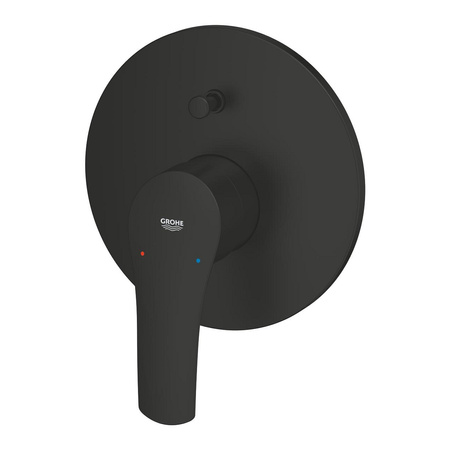 Grohe jednouchwytowa bateria wannowa Eurosmart czarny mat 194502433