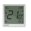 Engo natynkowy, akumulatorowy, internetowy regulator temperatury ZigBee, biały EONEBATW