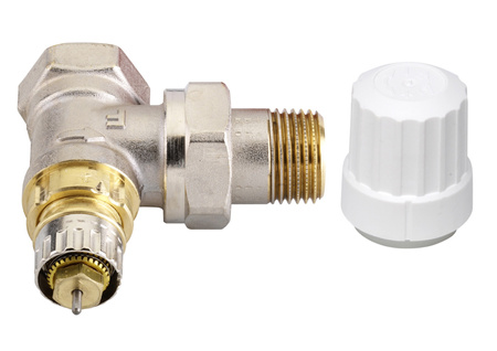 Danfoss zawór grzejnikowy RA-IN, przepływ normalny, DN 15, kątowy, F 013G6583