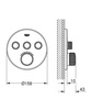 Grohe bateria natryskowa termostatyczna do trzech wyjść Grohtherm SmartControl, chrom 29121000