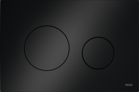 WYPRZEDAŻ: Tece przycisk spłukujący TECEloop do WC z tworzywa, czarny połysk 9240924a