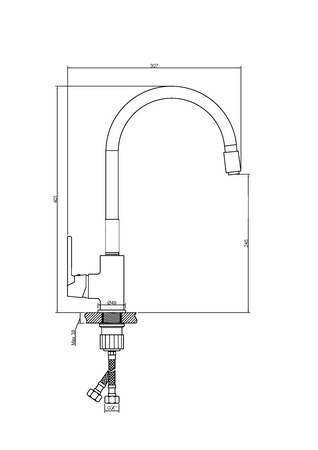 Invena bateria kuchenna Joga, biały BZ-32-L02