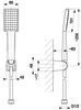 KFA natrysk punktowy Logon, chrom 841-230-00
