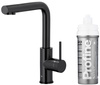 KFA bateria kuchenna z filtracją wody Duero Pure Basic, czarna + zestaw filtrujący Profine Silver S 6623-914-81