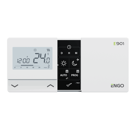 Engo programowany, przewodowy regulator temperatury E901