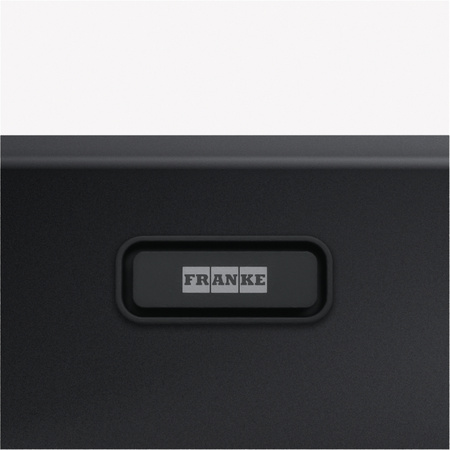 Franke ukryty przelew Color Line typu Slim, czarny mat 112.0734.738