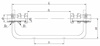 Fitting konsola do wodomierza DN15 GZ 3/4" WM001K-1/2
