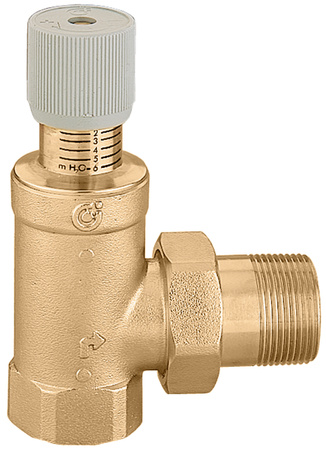 Caleffi zawór regulowany upustowo-różnicowy ze skalą, seria 519, 1 1/4" GW 519700