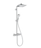 Hansgrohe komplet prysznicowy Crometta E 240 1jet, EcoSmart 9 l/min 27281000