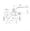 KFA zawór kulowy z filtrem skośnym 1/2" 708-010-15