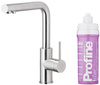 KFA bateria kuchenna z filtracją wody Duero Pure Basic, inox + zestaw filtrujący Profine Lilac S 6623-915-22