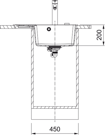Franke zlewozmywak jednokomorowy Fragranite Centro CNG 611-62 TL, biały polarny 114.0633.123