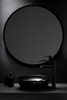 KFA Moza Black bateria umywalkowa stojąca nablatowa czarna + click clack 5032-612-81