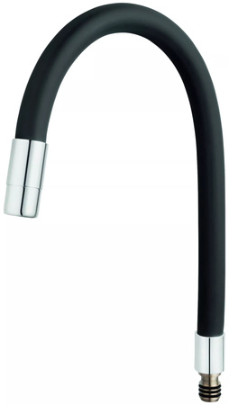 Ferro wylewka do baterii zlewozmywakowej ELASTICO, czarny W100B-B