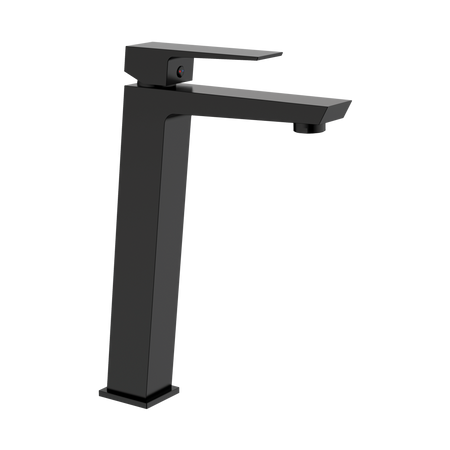 Invena bateria umywalkowa wysoka Paros, czarny BU-09-W04-A