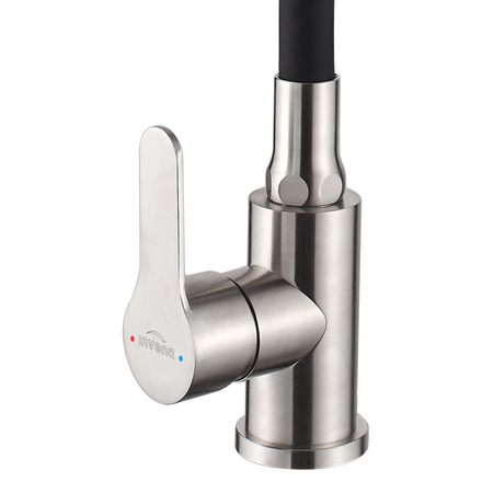 Invena bateria kuchenna Ksanti Inox, inox/czarny BZ-37-I43-L