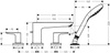 Hansgrohe 4-otworowa bateria na brzeg wanny Talis E, element zewnętrzny 71748670