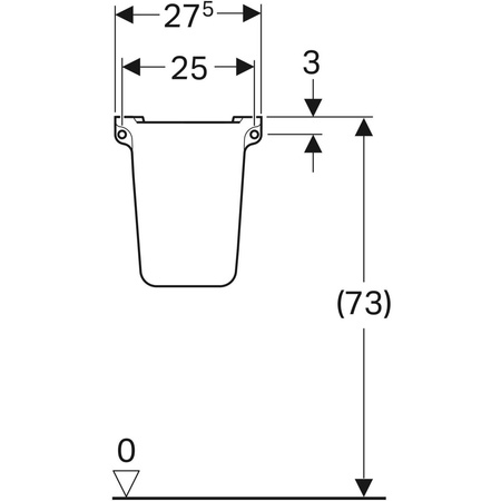 Geberit półpostument Selnova 500.329.01.7